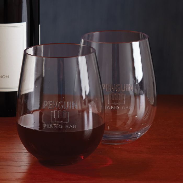 Stemless Wine Glasses - Set of 4