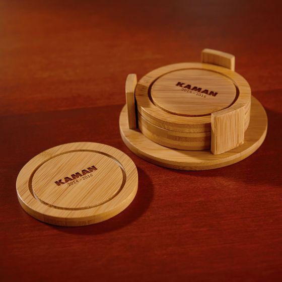 Bamboo Coaster Set