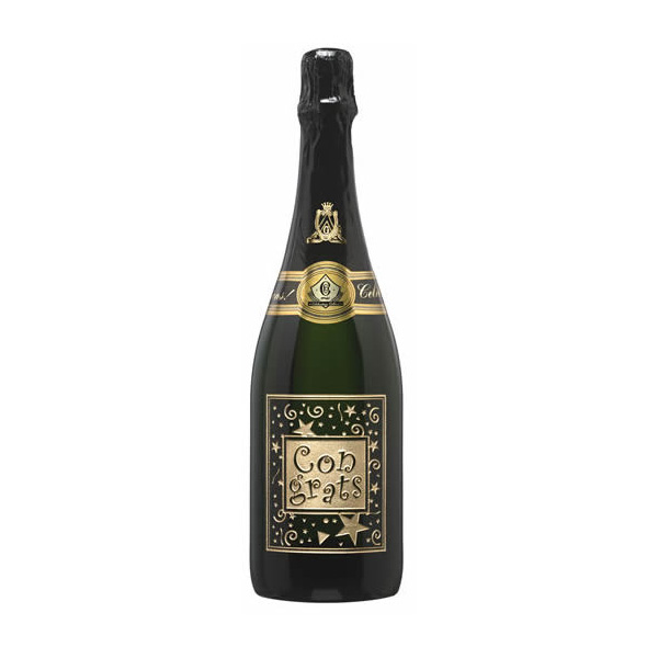 Cool Congrats - Etched Champagne or Wine Bottle