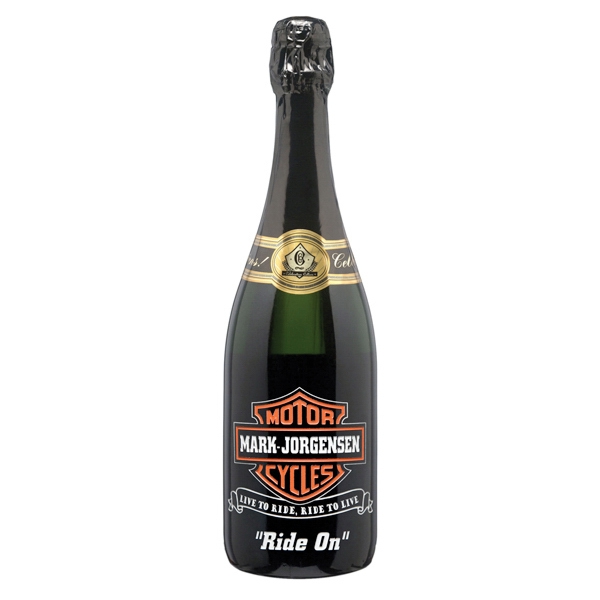 Champagne - Etched Two Color Logo