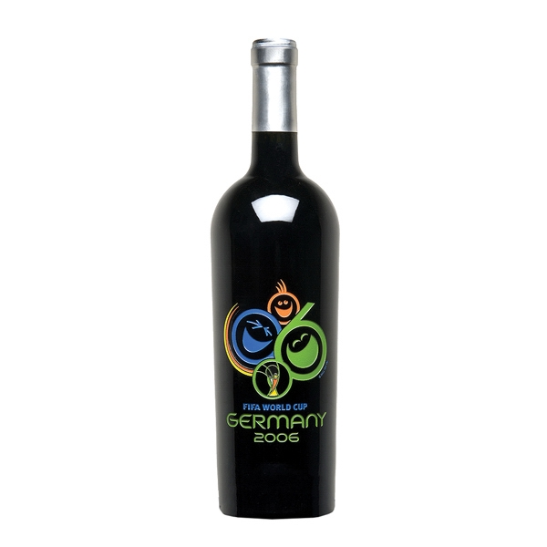 House Wine Bottle - Etched Four Color Logo