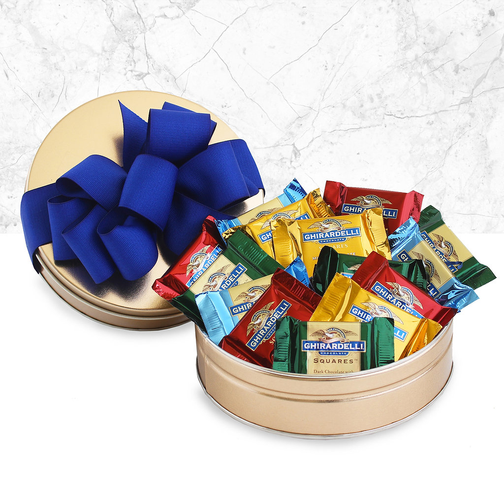Ghirardelli Chocolate - Tin of Famous Squares Ghirardelli Chocolate - Tin of Famous Squares