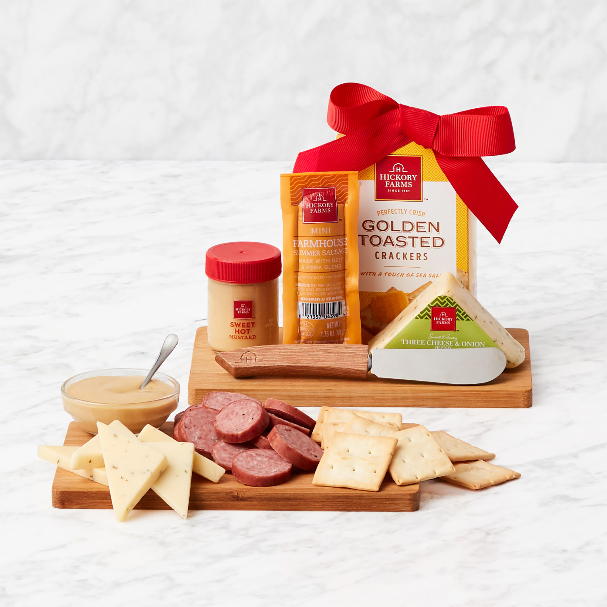 A Taste of Hickory Farms With Cutting Board