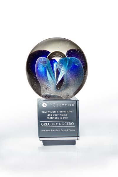 Large Intrigue Art-Glass Award