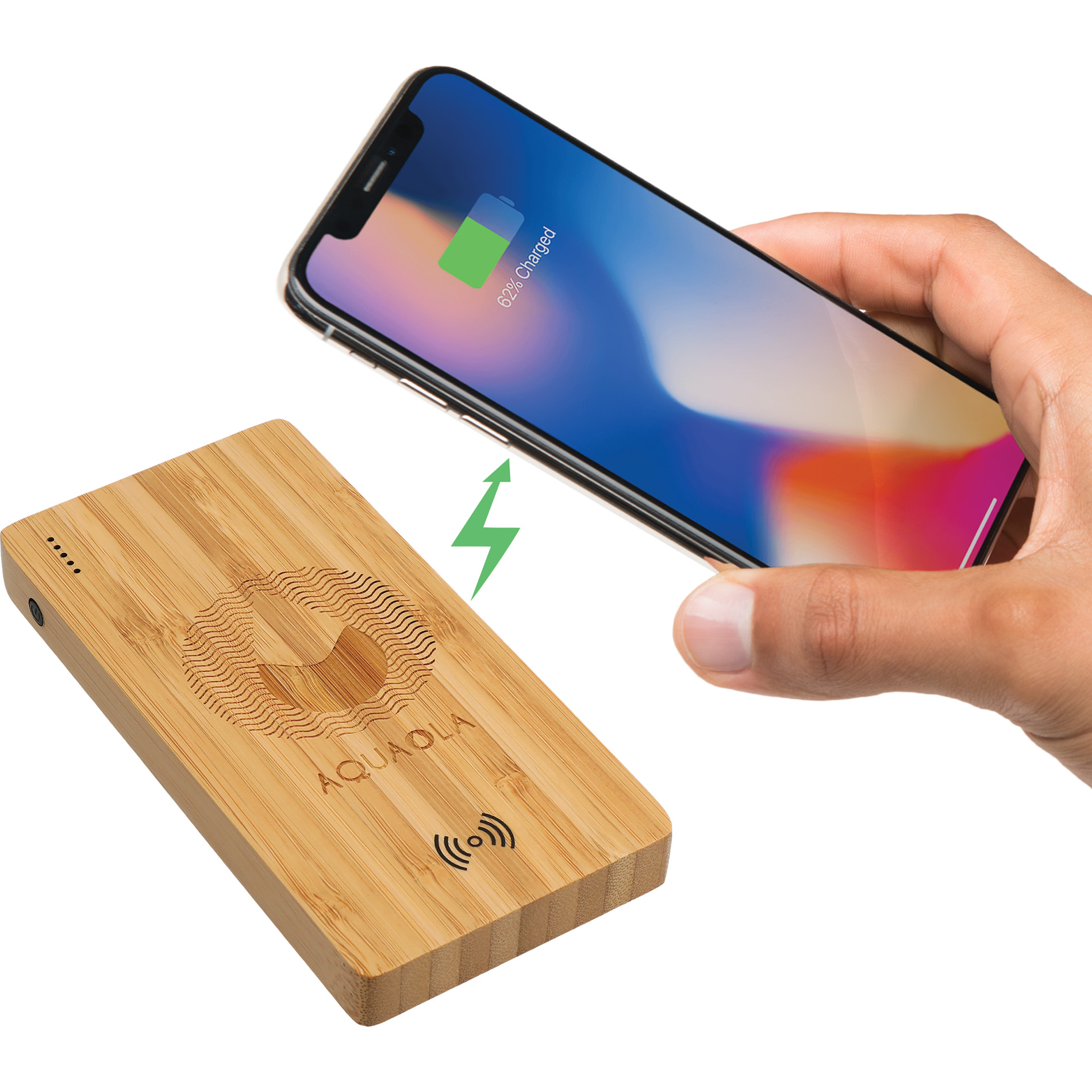 Bamboo 5000 mAh Wireless Power Bank