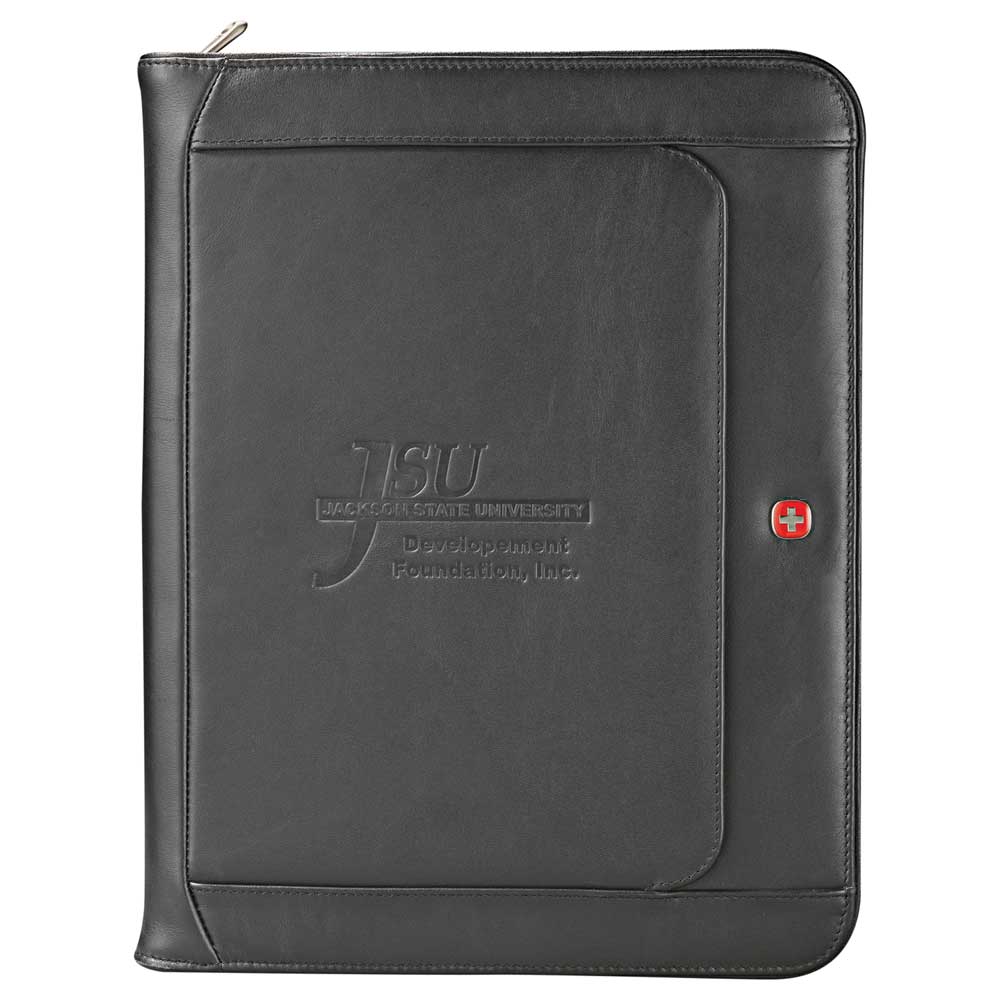 Wenger Executive Leather Zippered Portfolio