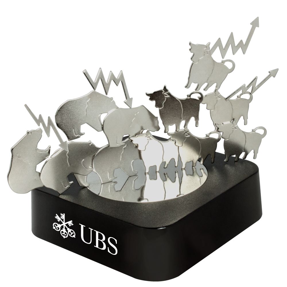 Bull & Bear Magnetic Sculpture