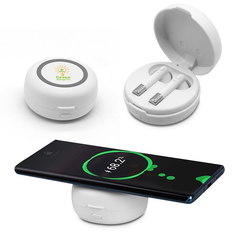 Perfect Duet Wireless Earbuds & Charging Pad