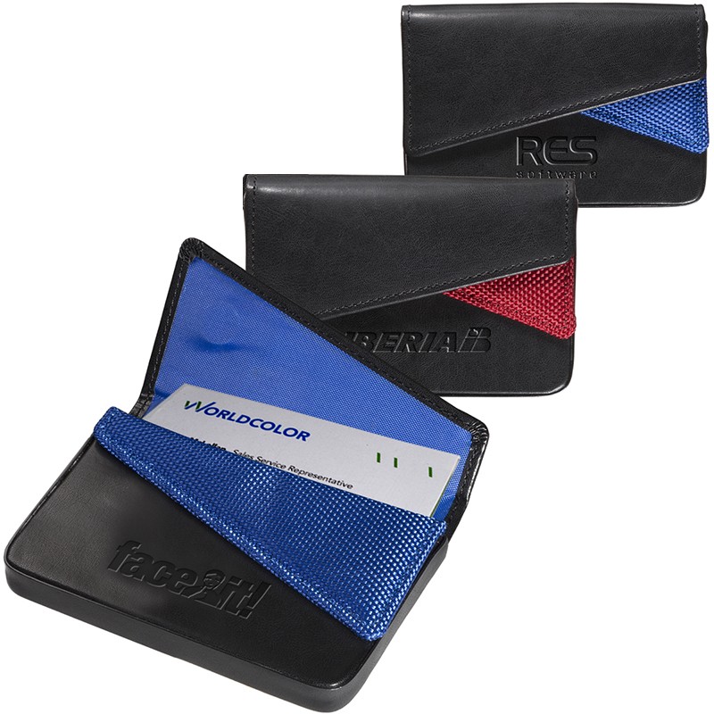 Envelope Style Leather Business Card Holder