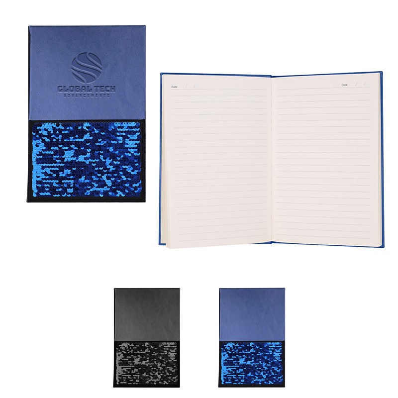Elegant Journal With Sequin Pocket
