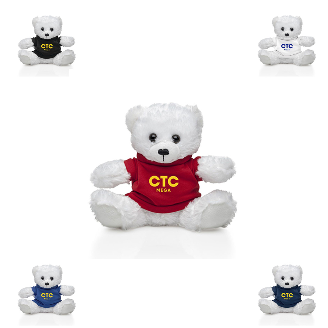 Maddie Plush 6" Bear With Logo T-Shirt