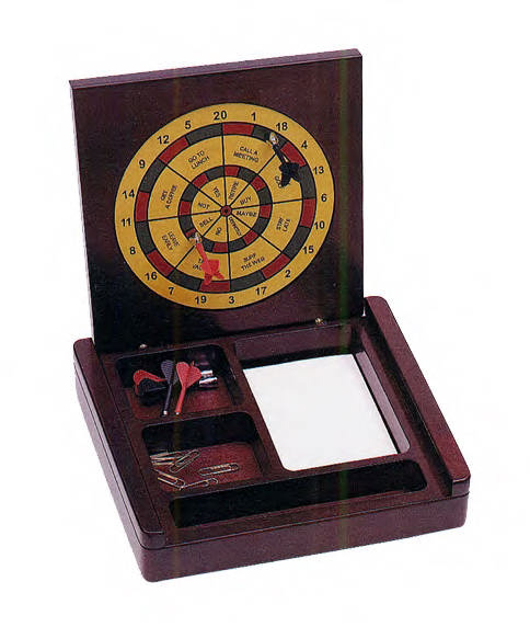 Executive Desktop Dart Game and Storage Box