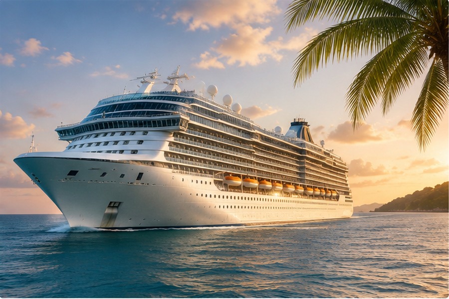 Cruise ship for corporate incentive and group travel