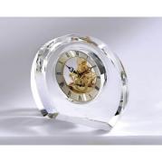 Heavy Glass Skeleton Movement Clock