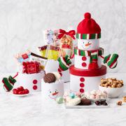 Mr Snowman Holiday Treat Tower