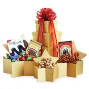 Gold Superstar Tower With Godiva Chocolate and More - Out of Stock
