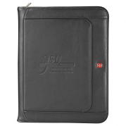 Wenger Executive Leather Zippered Portfolio