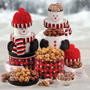 Mr Snowman Holiday Treat Tower