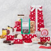 Festive Holiday Gourmet Treats Tower