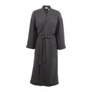 Feel Good Cotton Spa Robe - Dark Gray