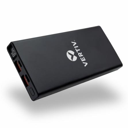 Add Your Logo � 10,000 mAh Metal Power Bank, Fast Charging