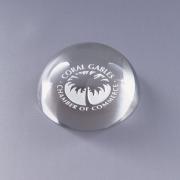 Crystal Magnifying Paperweight