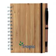 Bamboo Notebook and Pen 1