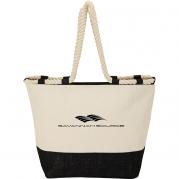 Sail Away Canvas & Jute Tote 1