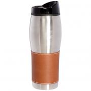 Stainless Tumbler with Removable Faux Leather Sleeve 3