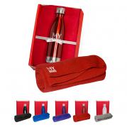 Warm and Cozy Blanket and Insulated Bottle Gift Set