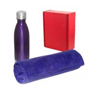 Warm and Cozy Blanket and Insulated Bottle Gift Set 3