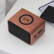 Premium Wood Speaker and Wireless Charger 1