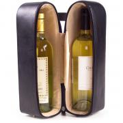 Double Leather Wine Carrier 1