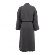 Feel Good Cotton Spa Robe - Dark Gray 2