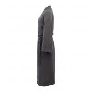Feel Good Cotton Spa Robe - Dark Gray 3