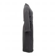 Feel Good Cotton Spa Robe - Dark Gray 4