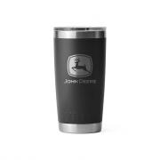 Custom logo engraved YETI Rambler 20 oz Tumbler in black